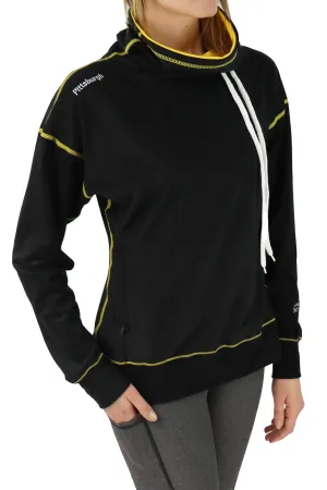 3315 - Pittsburgh Mock Neck Pullover / Black - FINAL SALE