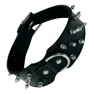 Dog Collar by Gloria Black Spikes 60 Cm