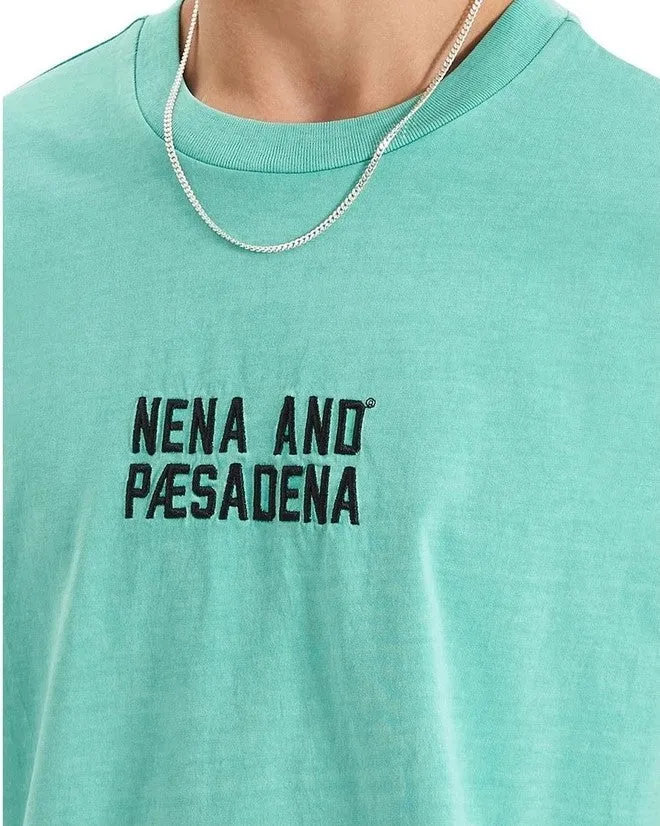 Marathon Heavy Box Fit Scoop Tee Pigment Mint Green