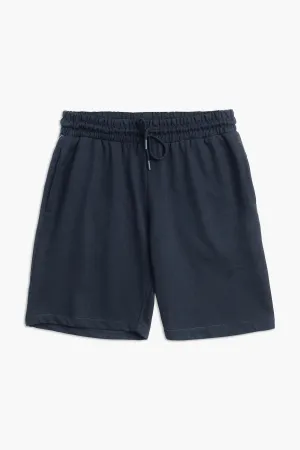 Men Branded Short - Navy Blue