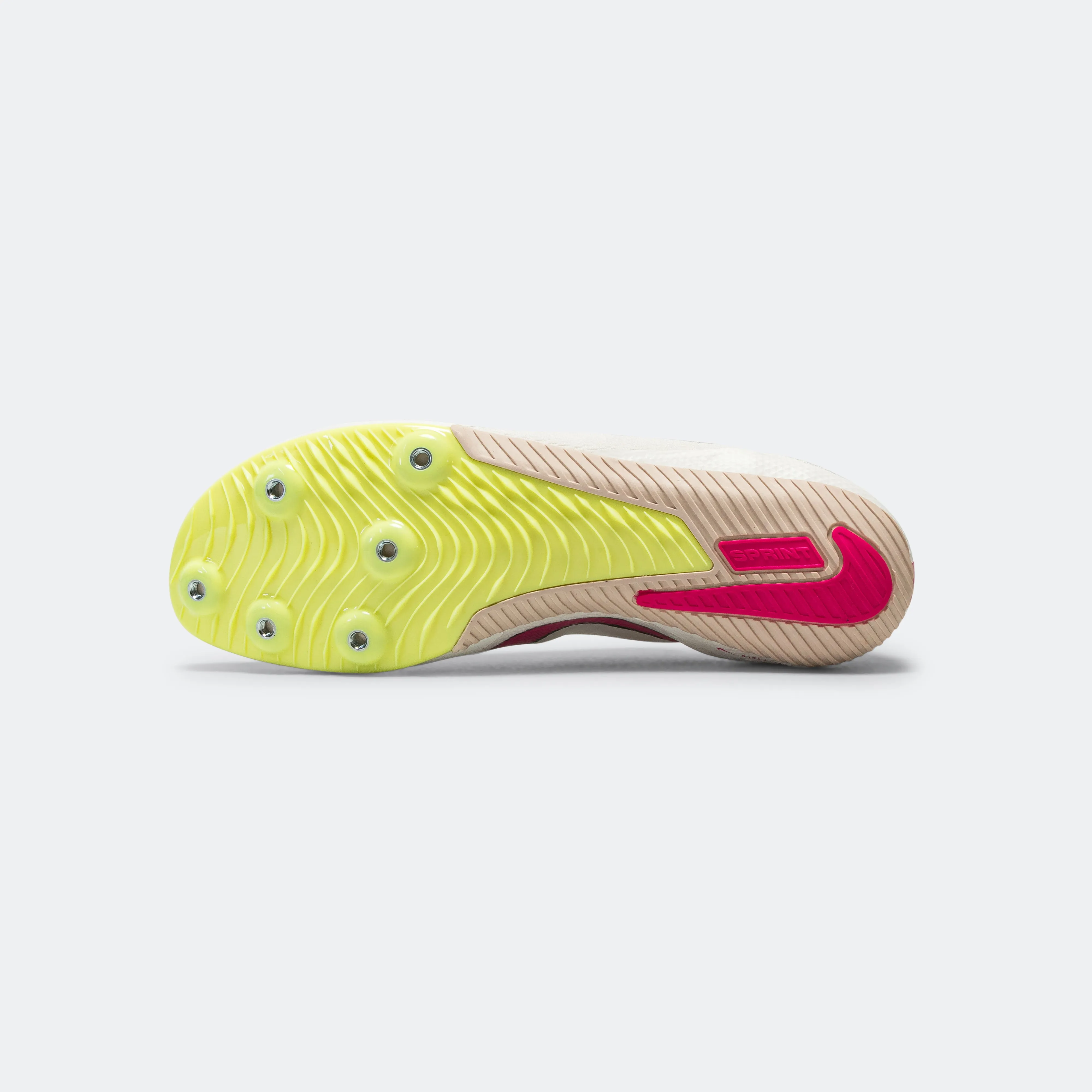 Mens Zoom Rival Sprint - Sail/Fierce Pink-Lt Lemon Twist