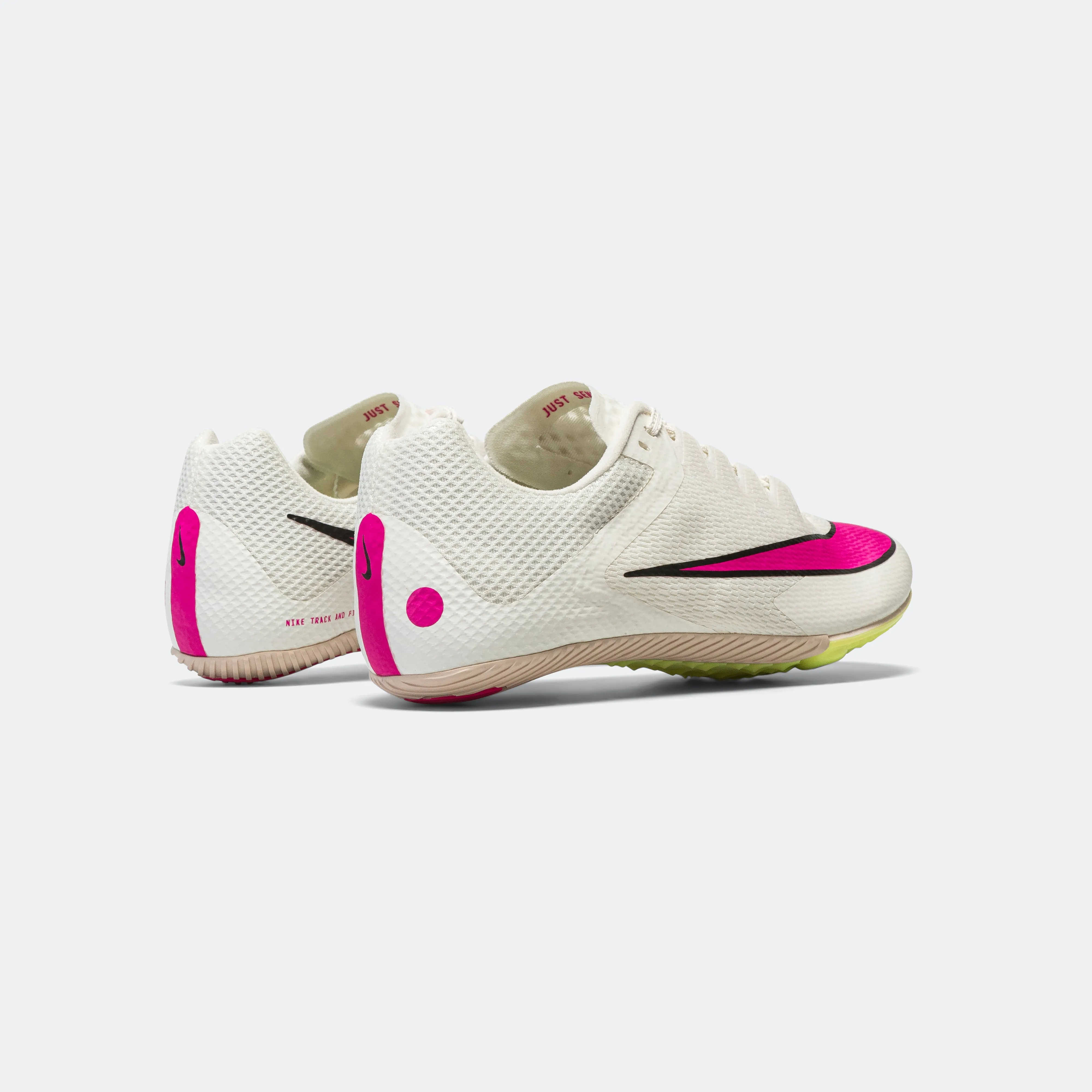 Mens Zoom Rival Sprint - Sail/Fierce Pink-Lt Lemon Twist
