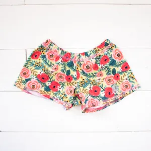 Rose Floral Runners Shorts